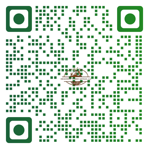Dragonfly Timber Artisan QR Code - Scan for Linktree, Instagram and more resources
